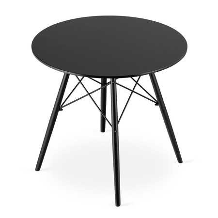 Jídelní stůl TODI 80 cm - černá/černá Signal-nabytek