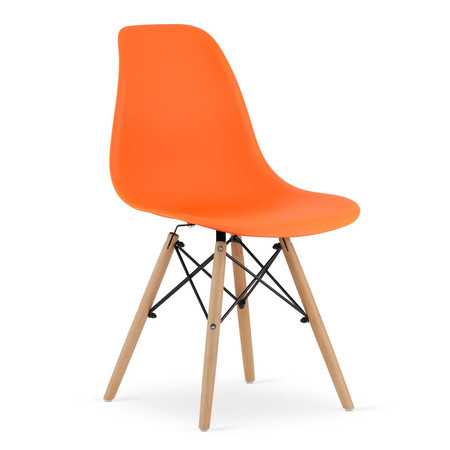 Židle OKSANA - buk/oranžová Signal-nabytek